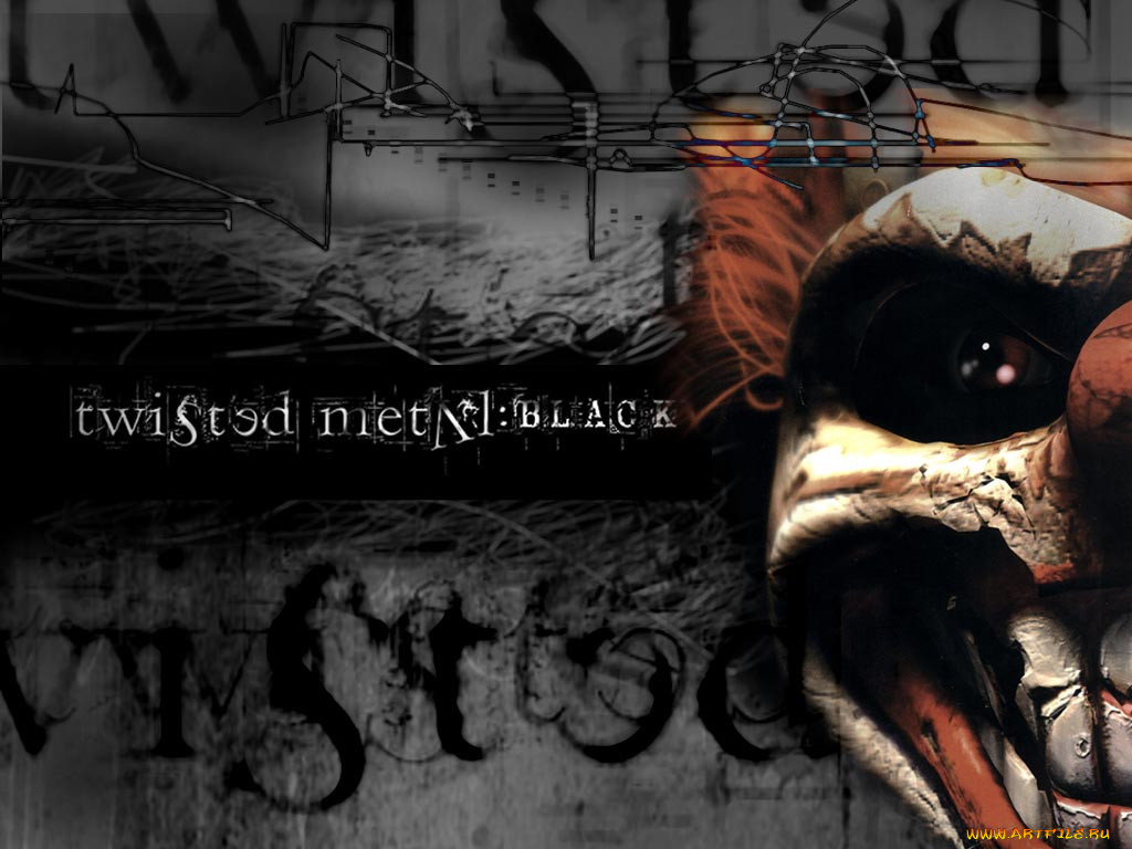 twisted, metal, black, , 